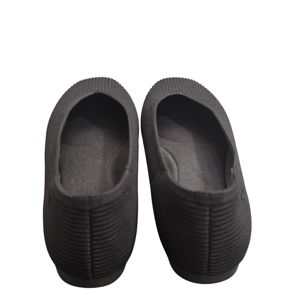 VIVAIA Black Knit Pointed Toe Flats Women's US 8 EU 39 Comfortable Quiet Luxury - Picture 4 of 6